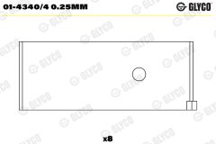 GLYCO 01-4340/4 0.25mm — Cuzinet bielă