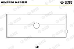 GLYCO 02-2228 0.75mm — Cuzinet arbore cotit