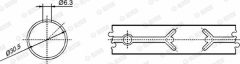 GLYCO 55-3635 SEMI — Втулка верхней головки шатуна