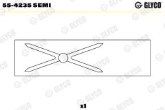 GLYCO 55-4235 SEMI — Втулка верхней головки шатуна