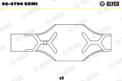 GLYCO 55-4790 SEMI — Втулка верхней головки шатуна