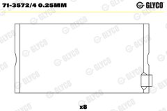 GLYCO 71-3572/4 0.25mm — Cuzinet bielă