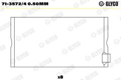 GLYCO 71-3572/4 0.50mm — Cuzinet bielă