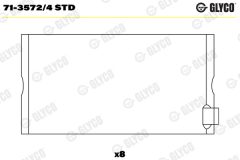 GLYCO 71-3572/4 STD — Cuzinet bielă