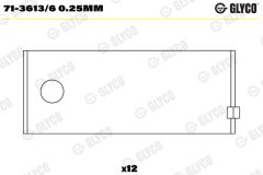 GLYCO 71-3613/6 0.25mm — Шатунный вкладыш