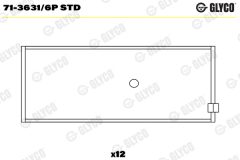 GLYCO 71-3631/6P STD — Cuzinet bielă