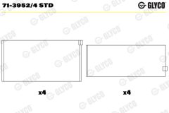 GLYCO 71-3952/4 STD — Шатунный вкладыш