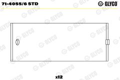 GLYCO 71-4055/6 STD — Шатунный вкладыш