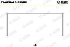 GLYCO 71-4151/4 0.25mm — Cuzinet bielă