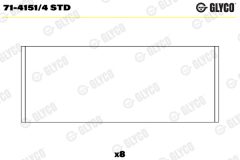 GLYCO 71-4151/4 STD — Cuzinet bielă