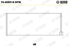 GLYCO 71-4157/4 STD — Cuzinet bielă