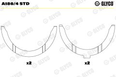 GLYCO A186/4 STD — Șaibă distanțieră arbore cotit