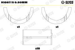 GLYCO H1067/5 0.50mm — Коренной вкладыш