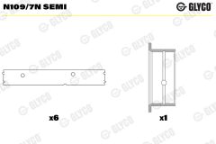 GLYCO N109/7N SEMI — Cuzinet ax cu came