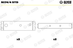 GLYCO N174/4 STD — Вкладыш распредвала