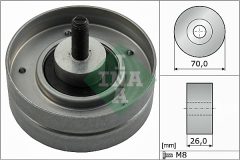 INA 532 0524 10 — Rolă ghidaj curea transmisie