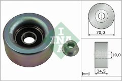 INA 532 0590 10 — Обводной ролик поликлинового ремня