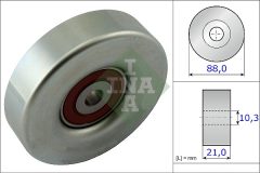 INA 532 0618 10 — Обводной ролик поликлинового ремня