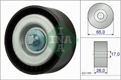 INA 532 0777 10 — Обводной ролик поликлинового ремня