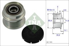 INA 535 0005 10 — Обгонная муфта шкива генератора