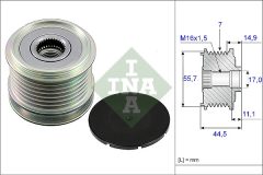 INA 535 0042 10 — Fulie cu roată liberă alternator