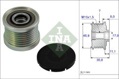 INA 535 0081 10 — Обгонная муфта шкива генератора