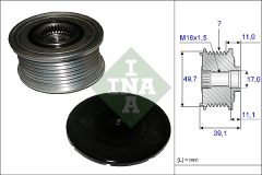 INA 535 0084 10 — Fulie cu roată liberă alternator