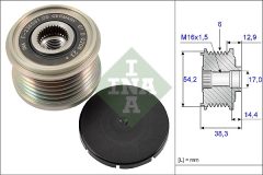 INA 535 0194 10 — Fulie cu roată liberă alternator
