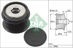 INA 535 0198 10 — Fulie cu roată liberă alternator