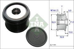 INA 535 0209 10 — Fulie cu roată liberă alternator