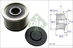 INA 535 0213 10 — Обгонная муфта шкива генератора