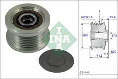 INA 535 0232 10 — Обгонная муфта шкива генератора
