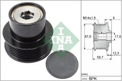 INA 535 0288 10 — Обгонная муфта шкива генератора