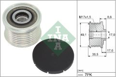 INA 535 0344 10 — Обгонная муфта шкива генератора