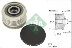 INA 535 0346 10 — Обгонная муфта шкива генератора