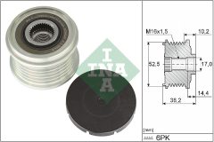 INA 535 0369 10 — Fulie cu roată liberă alternator