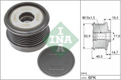 INA 535 0373 10 — Fulie cu roată liberă alternator