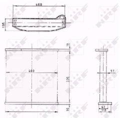 NRF 50100622 — Radiator răcire motor