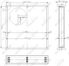 NRF 13105 — Plasă protecție radiator