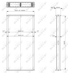 NRF 29728 — Plasă protecție radiator
