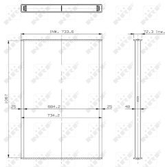 NRF 29885 — Plasă protecție radiator