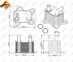 NRF 31342 — Radiator ulei cutie de viteze automată