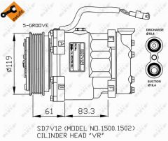 NRF 32219G — Compresor aer condiționat