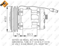 NRF 32756 — Компрессор кондиционера