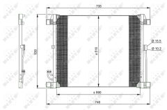 NRF 350099 — Радиатор кондиционера