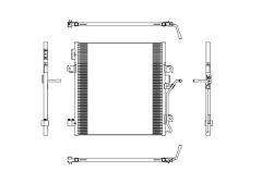 NRF 350188 — Radiator aer condiționat