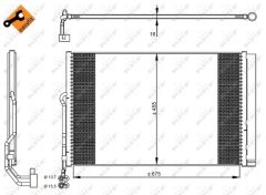 NRF 350324 — Radiator aer condiționat
