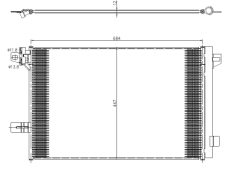 NRF 350369 — Radiator aer condiționat