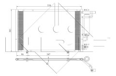 NRF 350396 — Радиатор кондиционера