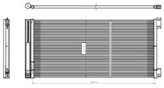 NRF 350429 — Radiator aer condiționat